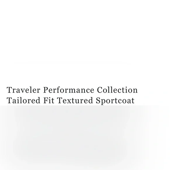 Jos. A. Bank Olive travelers performance collections sportcoat, size 46 Regular